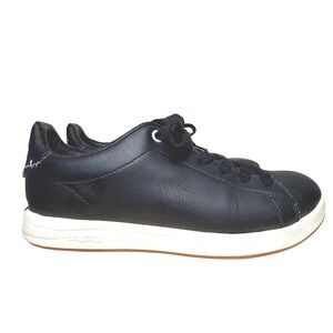 Kuru Roam Black Leather Orthopedic Walking Sneakers Womens 8 Medium 20631780
